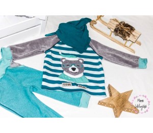 Stickdatei - Hipster Winterbär